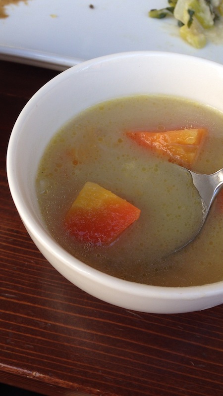 レストラン 種の家 スープ
