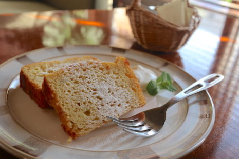 カフェ スノウドロップ スイートポテトケーキ